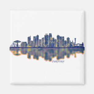 Curitiba Skyline Magneet