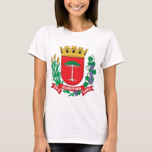 Curitiba-wapenschild T-shirt (Voorkant)