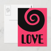 Curl Briefkaart (Voorkant / Achterkant)