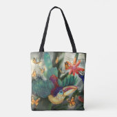Curl Crested Aracari Toucan Tote Bag (Achterkant)