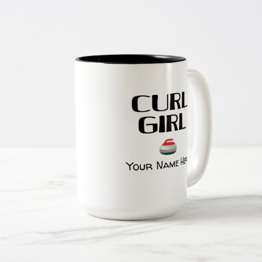 Curl Girl Curling Mok (Voorkant rechts)