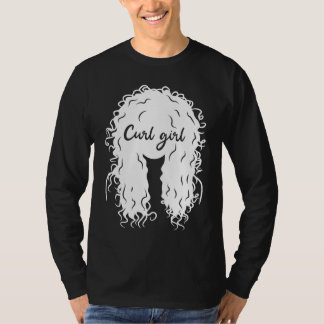 Curl Girl Curly Afro Melanin T-shirt