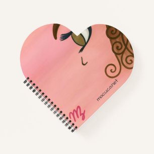 Curl Girl linker hand notitieboek