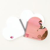 Curl Girl linker hand notitieboek (Binnen)