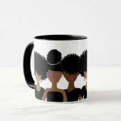 Curl Girl Trio {Royalty} mok (Voorkant links)