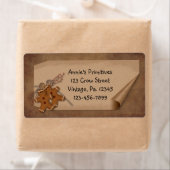 Curl Label Gingerbrood Etiket (Insitu)
