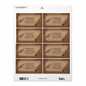 Curl Label Star Label (Full Sheet)