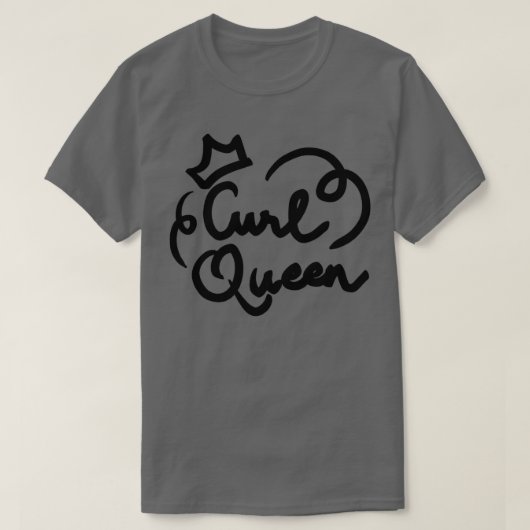 Curl Queen T-shirt (Design voorkant)