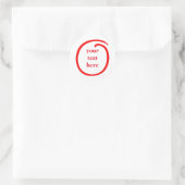 Curl Ronde Sticker (Tas)