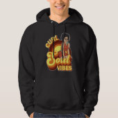 Curl Soul Vibes Curly Hair Curled Hairstyle Hoodie (Voorkant)