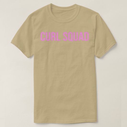 CURL SQUAD T-SHIRT (Design voorkant)