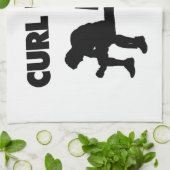 Curl tot je huurt theedoek (Gevouwen)