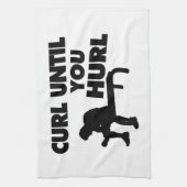 Curl tot je huurt theedoek (Verticaal)