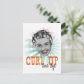 Curl Up en Dye Briefkaart (Staand voorkant)