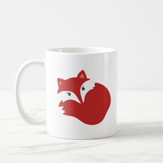 Curled Fox Koffiemok (Links)