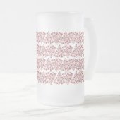 Curleque kerstboom matglas bierpul (Voorkant rechts)