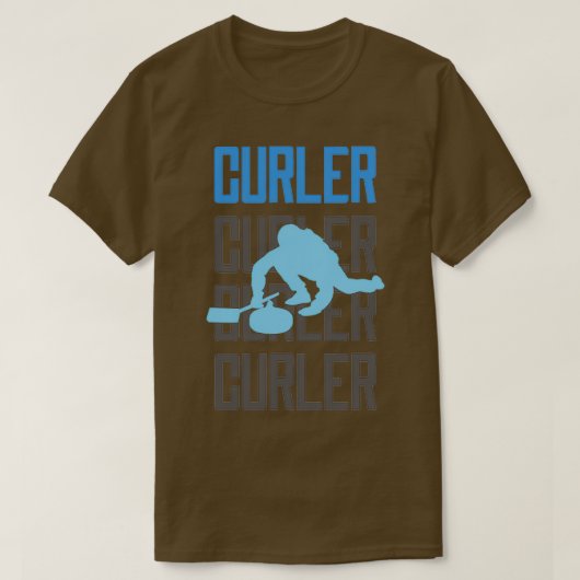 Curler 1 t-shirt (Design voorkant)