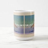 Curlew Bird op de Shoreline Coffee Mok (Center)