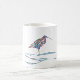 Curlew Multi Color gestileerd modern Koffiemok