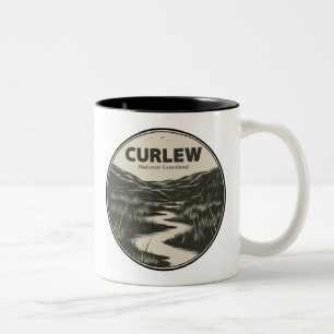 Curlew National Grassland Idaho Stream Tweekleurige Koffiemok