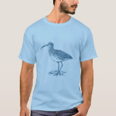Curlew - Ocean Blue T-shirt (Voorkant)