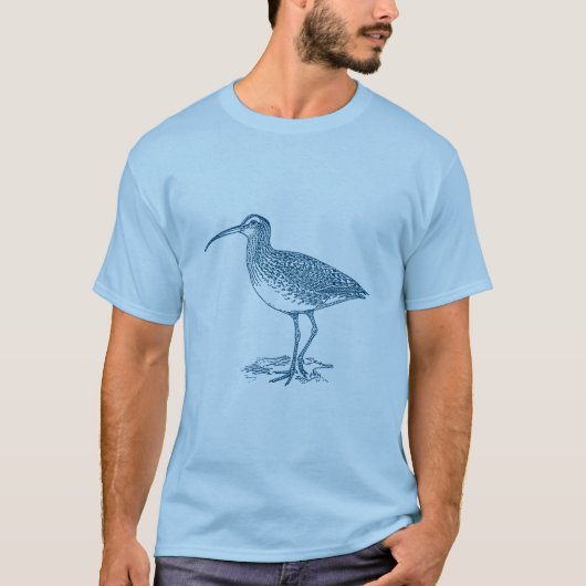Curlew - Ocean Blue T-shirt (Voorkant)