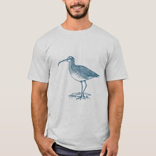 Curlew - Ocean Blue T-shirt (Voorkant)