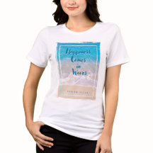Curlew Waves Bella+Canvas T-shirt voor dames