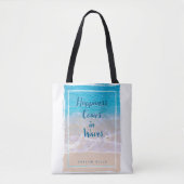 Curlew Waves Canvas tas, medium Tote Bag (Voorkant)