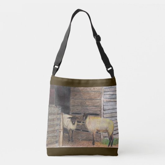 Curley en Moe Crossbody Tas (Achterkant)