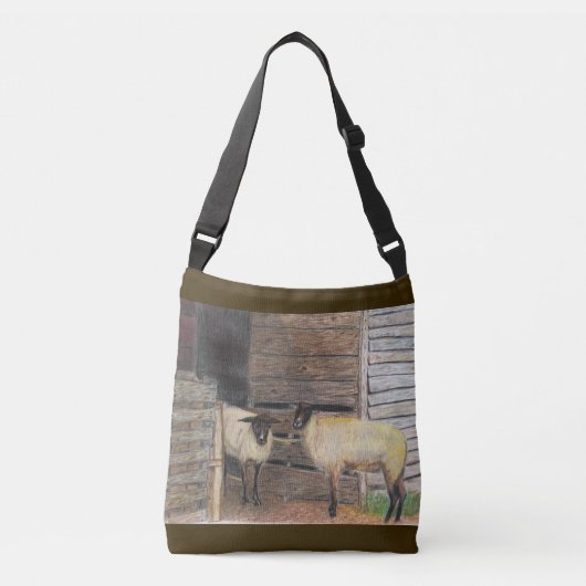 Curley en Moe Crossbody Tas (Voorkant)