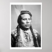 Curley van de Crow-stam, een van Custer's scouts Poster (Voorkant)