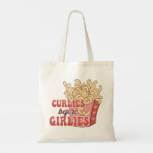 Curlies Voor Girlies Tote Bag (Achterkant)