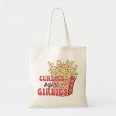 Curlies Voor Girlies Tote Bag (Voorkant)
