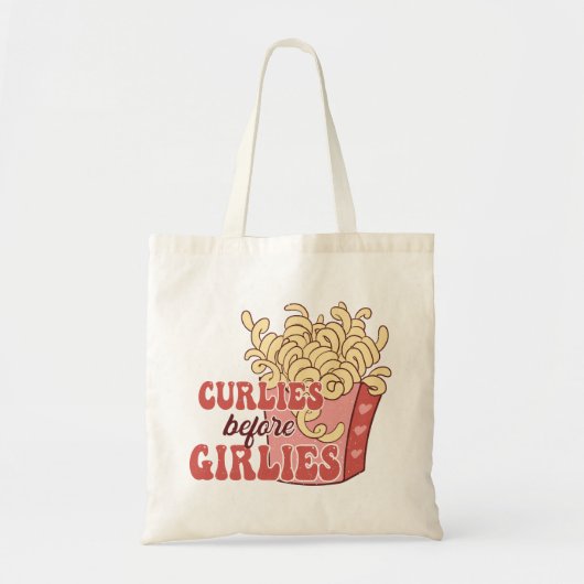 Curlies Voor Girlies Tote Bag (Voorkant)