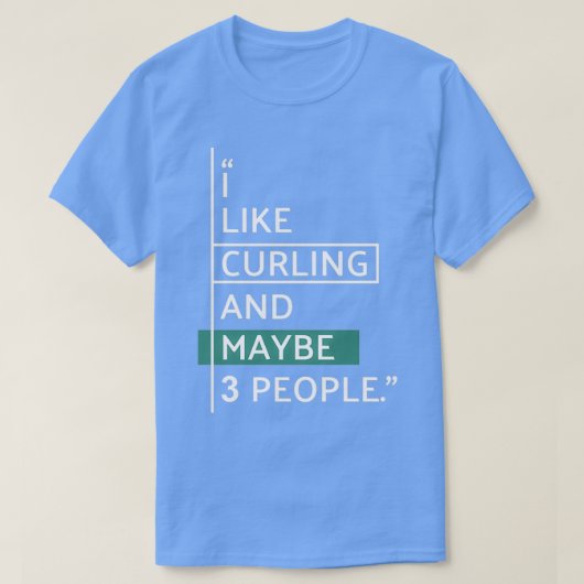 Curling 10 t-shirt (Design voorkant)