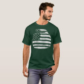 Curling 4 van juli Stone USA Flag Team T-shirt (Voorkant volledig)