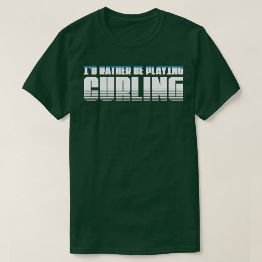 Curling afspelen t-shirt (Design voorkant)