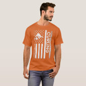 Curling American curling T-shirt (Voorkant volledig)