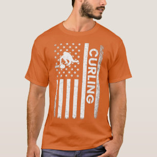 Curling American curling T-shirt