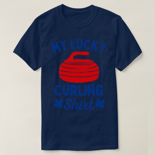 Curling Athlete 1 T-shirt (Design voorkant)
