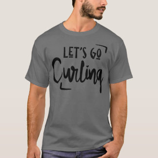 Curling atlete 2 t-shirt