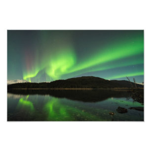 Curling Aurora Foto Afdruk