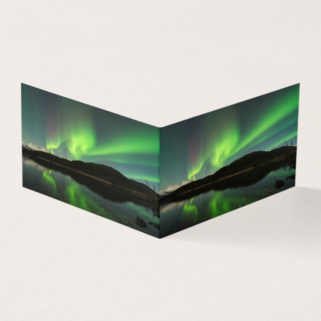Curling Aurora Kaart (Buitenkant)