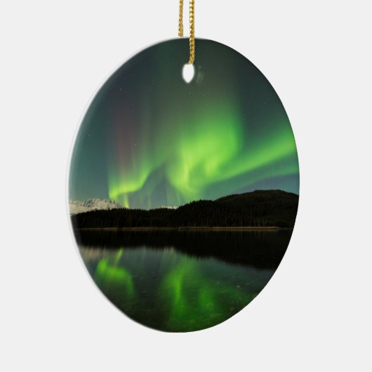 Curling Aurora Keramisch Ornament (Rechts)