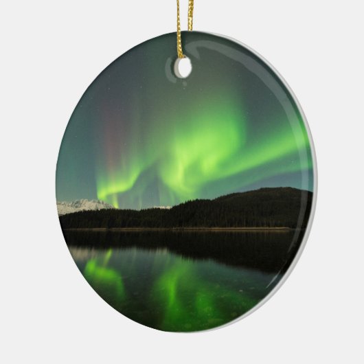 Curling Aurora Keramisch Ornament (Links)