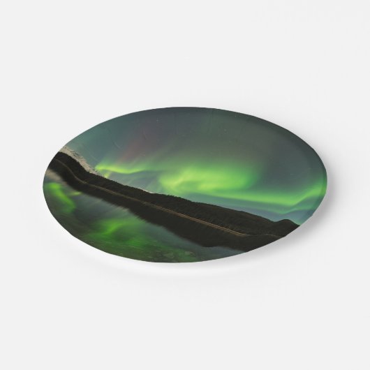 Curling Aurora Papieren Bordje (Gekanteld)