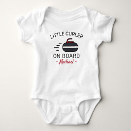 Curling Baby - Little Curler on Board - Curler Romper
