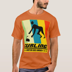 Curling Beijing Winter Games 2022 Sport T-shirt