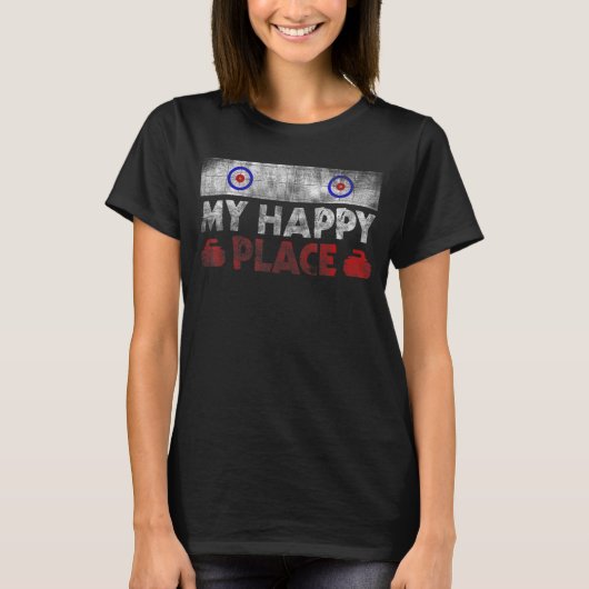 Curling blad Motif My Happy Place Curling T-shirt (Voorkant)